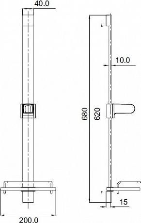 Стойка душевая Iddis S316101