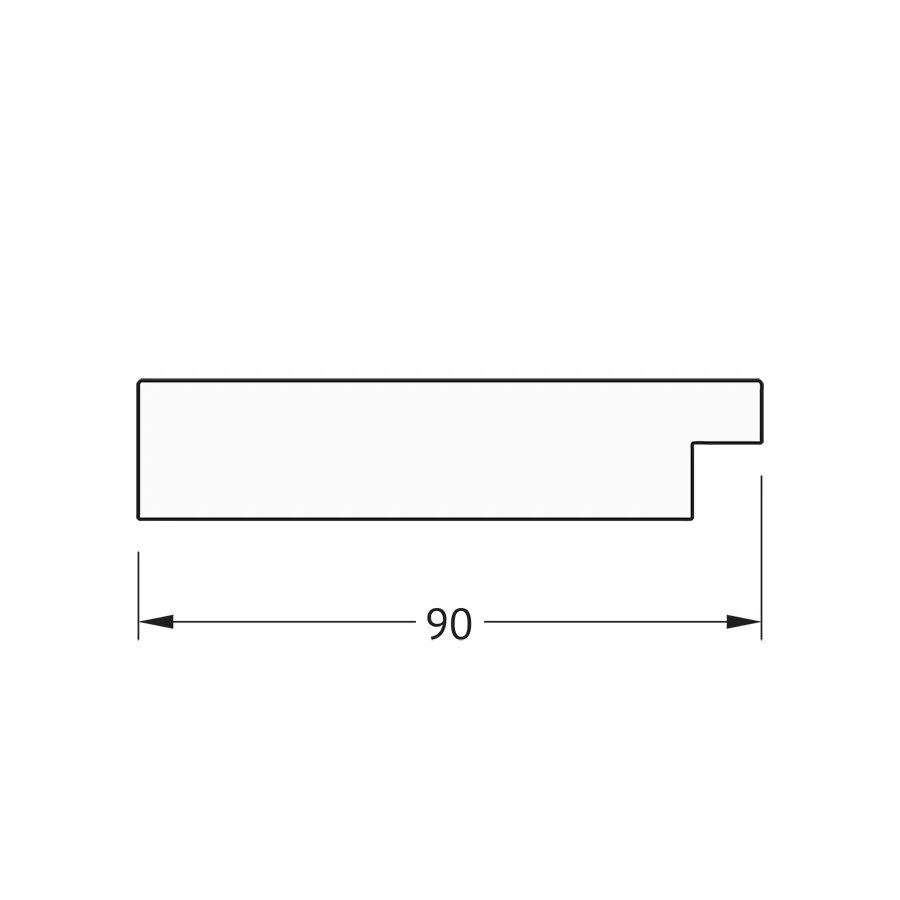 Зеркало Evoform Definite Floor BY 4107 золото