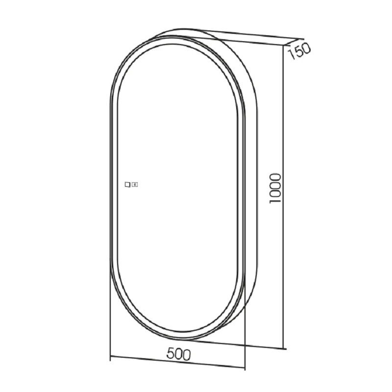 Зеркальный шкаф Silver Mirrors Soho LED-00002517 хром, белый