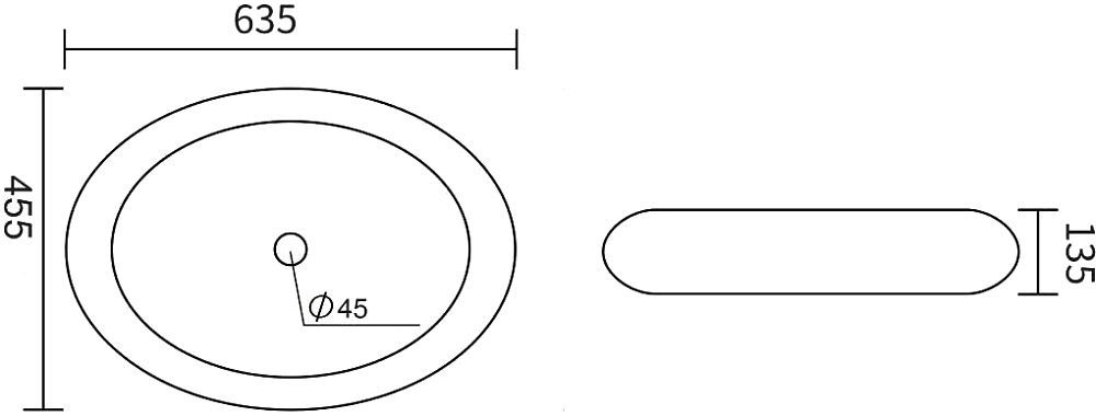 Раковина STWORKI Ульвик UL-01rn