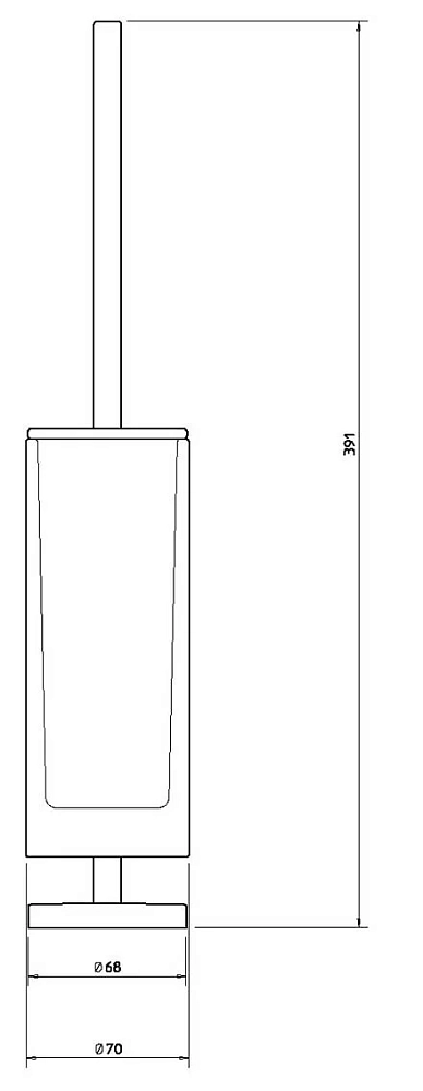 Ёршик Gessi Minix 15543-031 хром