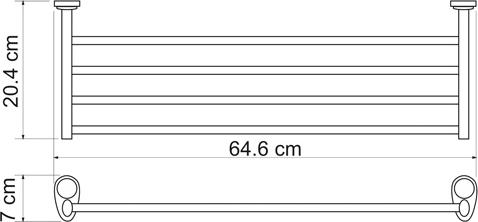 Полка для полотенец Wasserkraft Main 9211