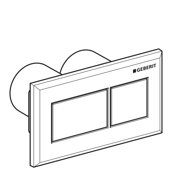 Кнопка смыва Geberit 116.053.KV.1 чёрный