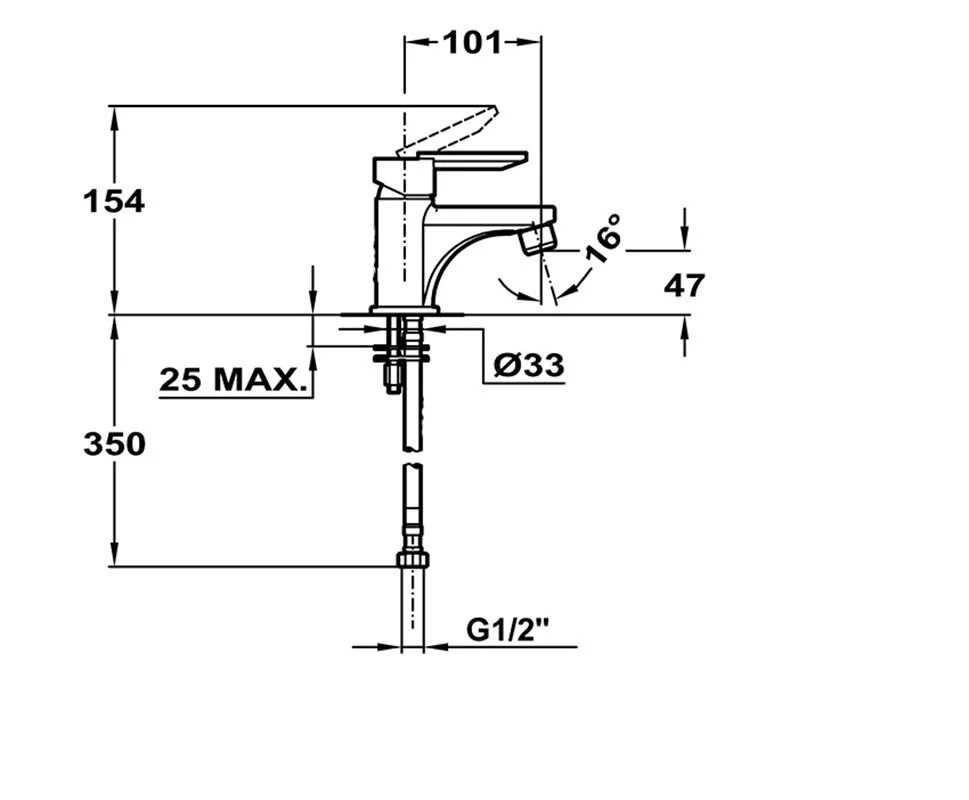 Смеситель для раковины Mofem Mambo 150-0033-10 хром