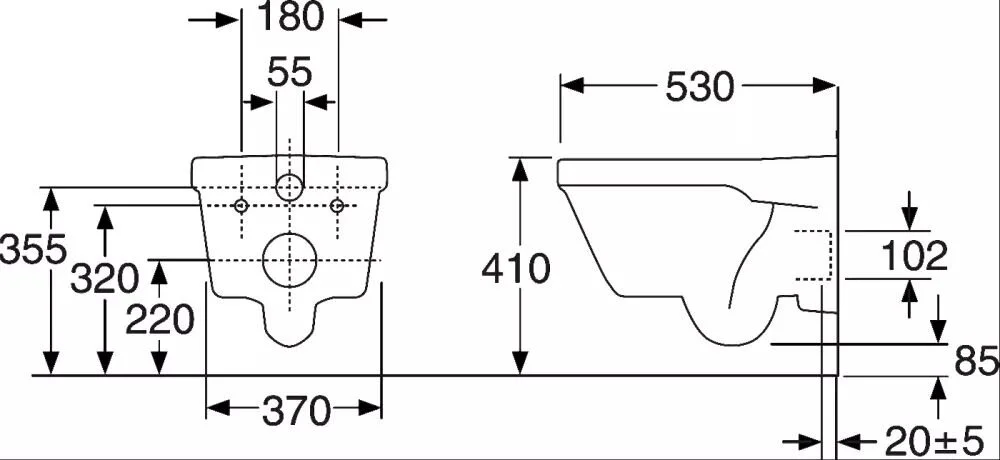 Инсталляция Jacob Delafon E29025-NF, с безободковым унитазом Gustavsberg Hygienic Flush 5G84HR01, сиденье микролифт, комплект