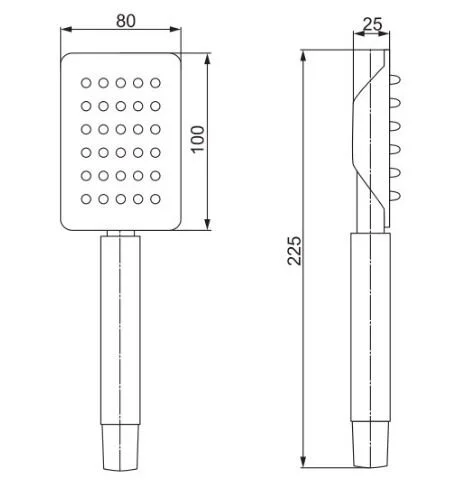 Душевая лейка Paini Aversa CO717 хром