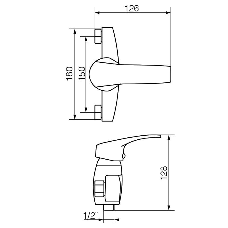 Смеситель для душа Veragio Enlar VR.ENL-5330.CR хром