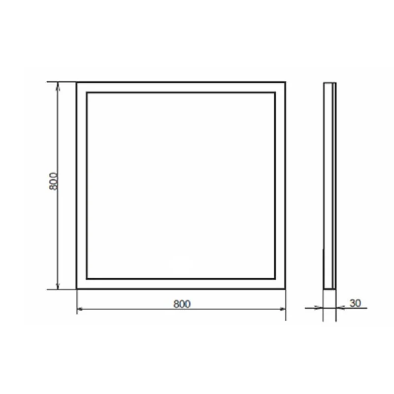 Зеркало Comforty Гиацинт 00-00005265 белый