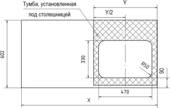 Столешница Velvex Klaufs StKLA.120.60.R12.IL-618 120 см