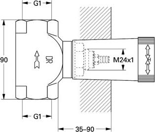 Скрытая монтажная часть Grohe 29805000