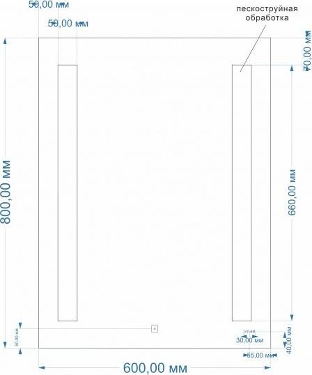 Зеркало Cersanit Led 60 KN-LU-LED020*60-b-Os