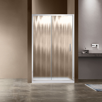 Душевая дверь Vincea Garda VDS-1G160CH, стекло шиншилла, хром