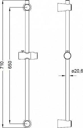 Стойка душевая Iddis A31552