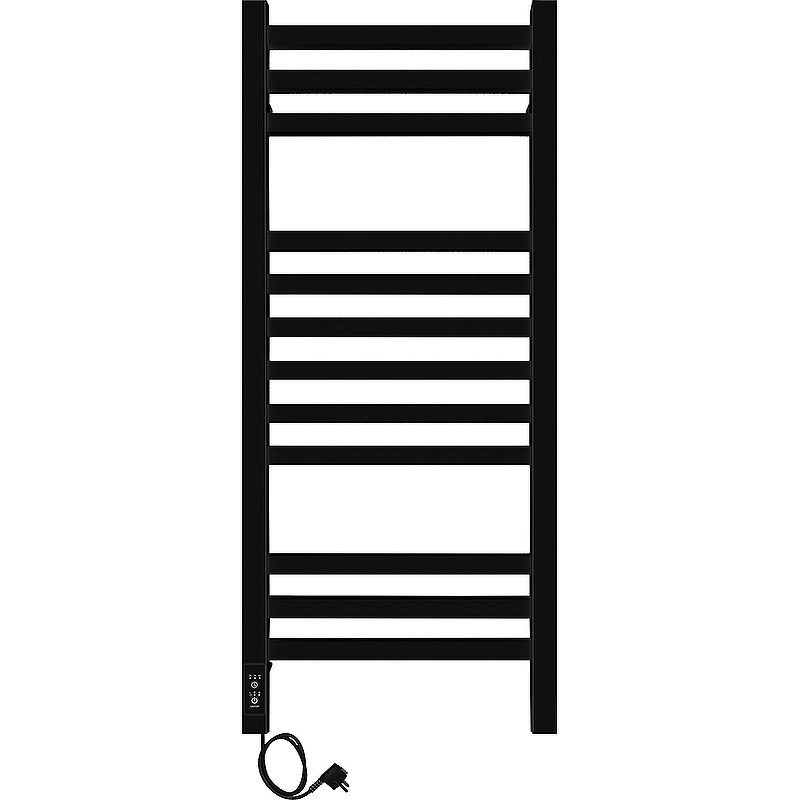 Электрический полотенцесушитель Laris Астор ЧКЧ12 350х900 L 73207664, черный муар