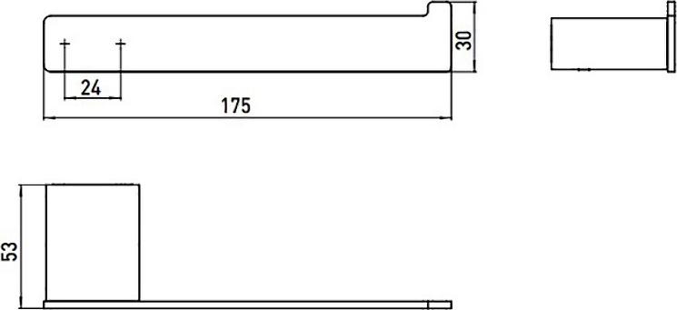 Держатель запасного рулона Emco Loft 0505 001 00, хром