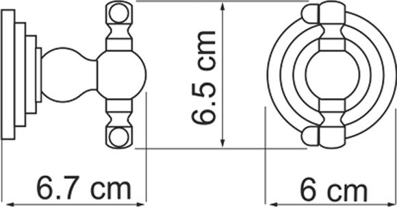 Крючок двойной Wasserkraft Ammer 7023