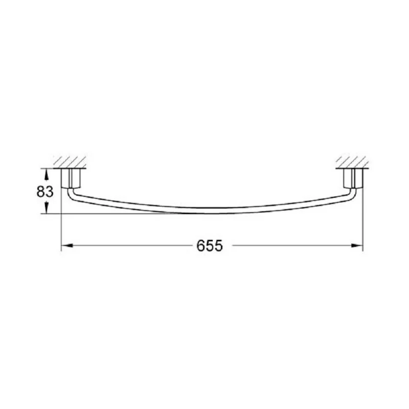 Полотенцедержатель Grohe Tenso 40292AV0Gr хром