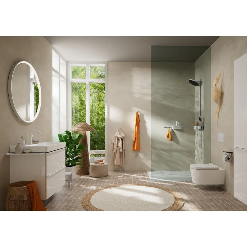 Смеситель для раковины Hansgrohe Tecturis S 73340700 белый