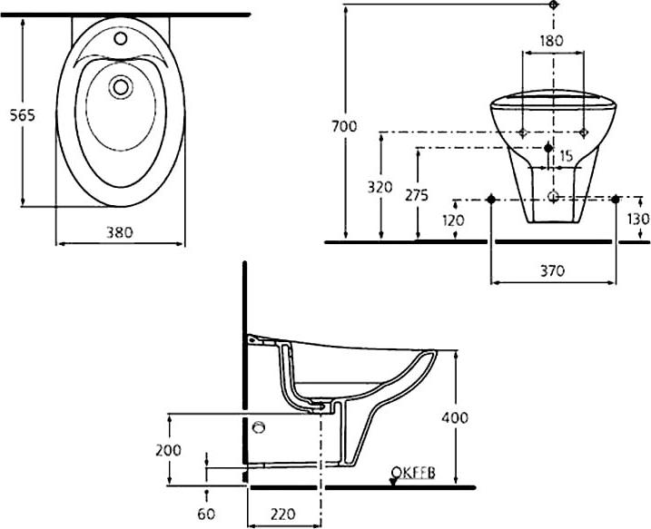 Подвесное биде Ideal Standard Avance W803601