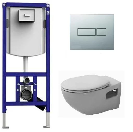 Унитаз с инсталляцией Duravit DuraPlus 90.721.00.S013/2547090000/169539