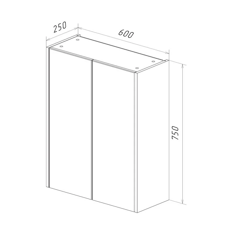 Шкаф Lemark Combi LM03C60SH-Beton белый, серый