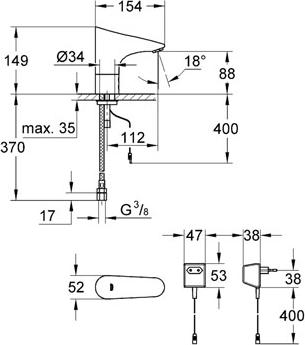 Смеситель Grohe Europlus E 36016000