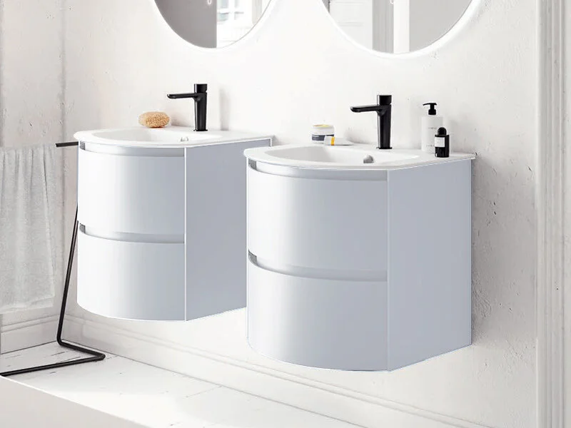 Тумба под раковину Berloni Bagno Way Round WARBS2CKD4C 101 белый