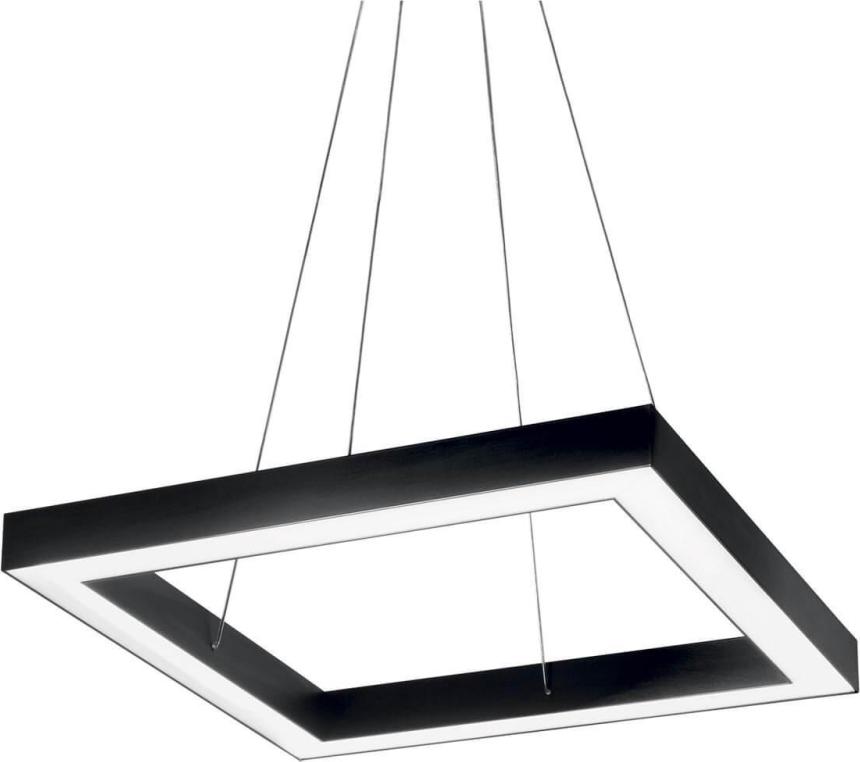 Подвесной светодиодный светильник Ideal Lux Oracle D50 Square Nero 245676