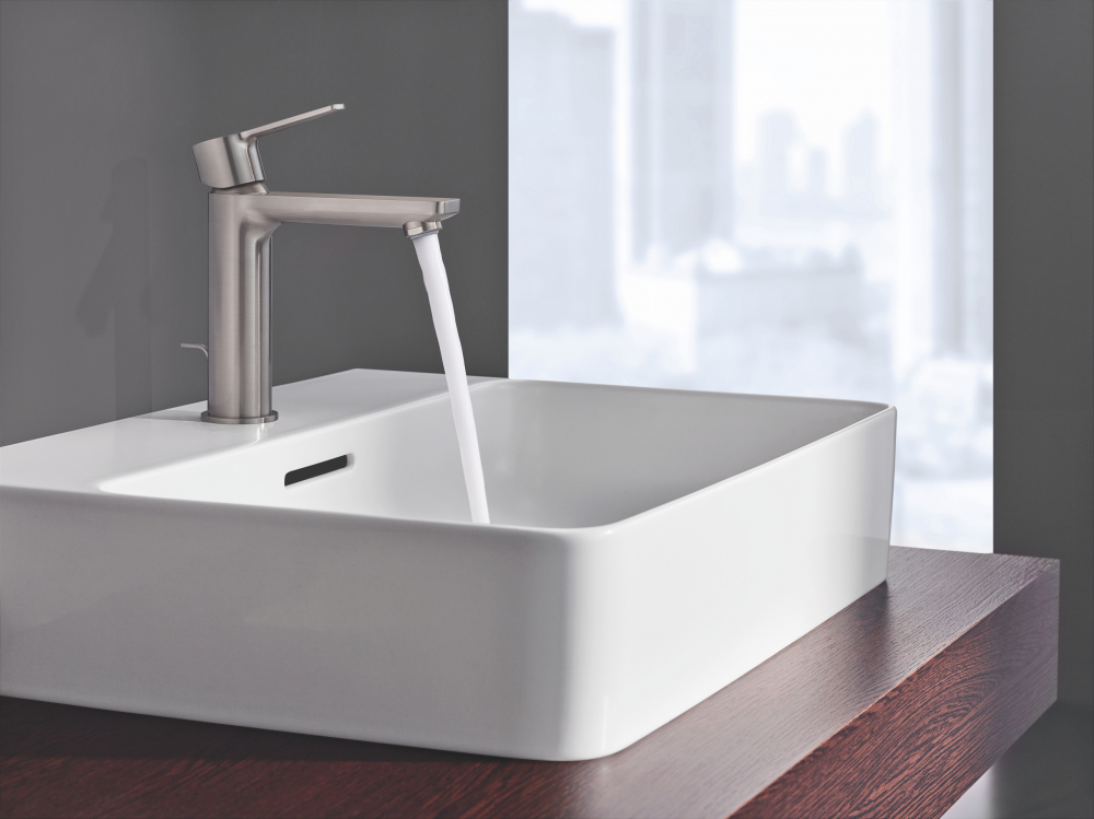 Смеситель для раковины Grohe Lineare New 32114DC1 суперсталь