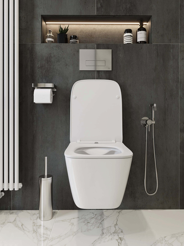 Комплект Grohe Rapid SLX 39596000 с подвесным унитазом San More Ispirare SMT971902 с сиденьем микролифт