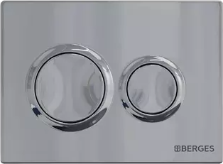 Комплект Berges Wasserhaus 043249 инсталляция Novum + унитаз Ego Rimless + кнопка O3 хром глянец