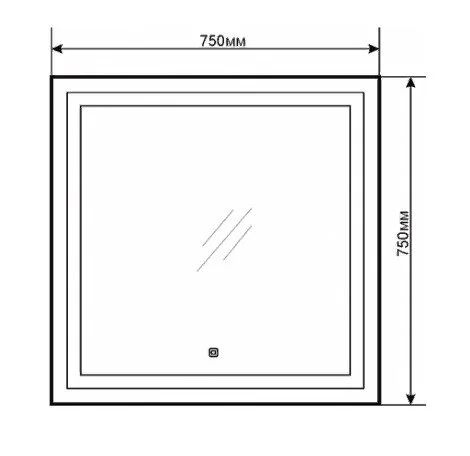 Зеркало Comforty Квадрат 4140521