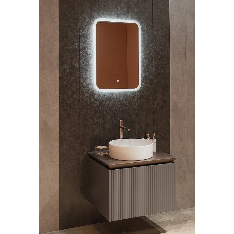 Зеркало Silver Mirrors Стив LED-00002729 белый