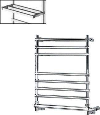 Полотенцесушитель электрический Margaroli Sole 564-8 ВОХ 5644708CRPB с полкой, хром