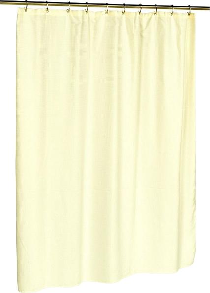 Штора для ванной Carnation Home Fashions Waffle Weave Ivory