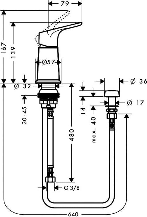 Смеситель для биде Hansgrohe Talis E2 31626000, хром