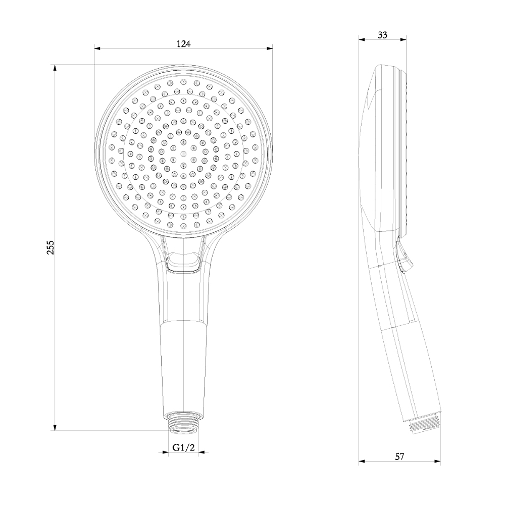 Душ ручной Lemark LM8126C хром