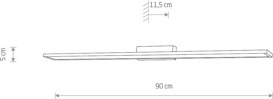 Подсветка для зеркал Nowodvorski Lath Led 8175