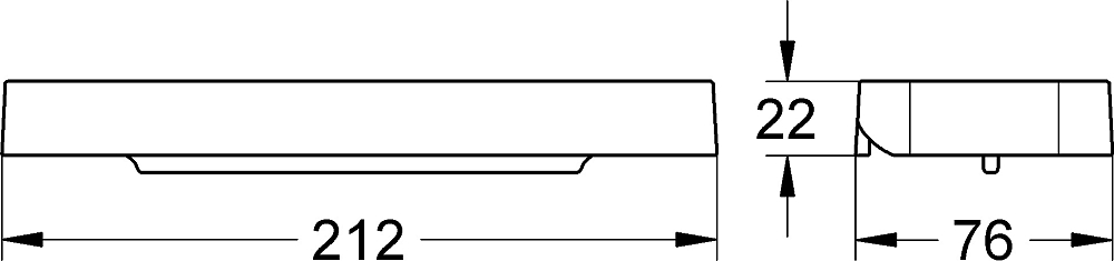 Полочка-мыльница Grohe Eurodisc Cosmopolitan 18349L02