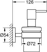 Дозатор жидкого мыла Grohe Essentials 40448001