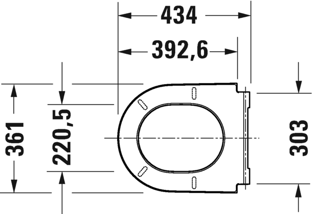 Крышка-сиденье для унитаза Duravit D-Neo 0021610000, белое