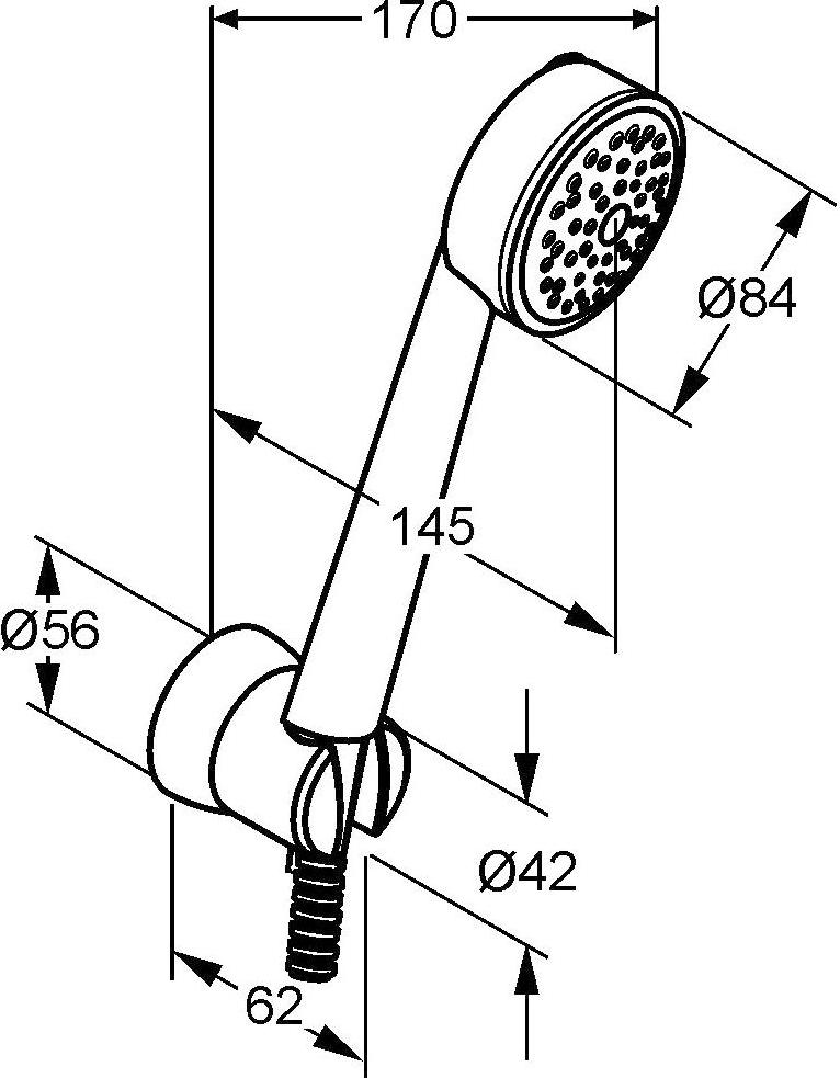 Душевой гарнитур Kludi Zenta 6065005-00