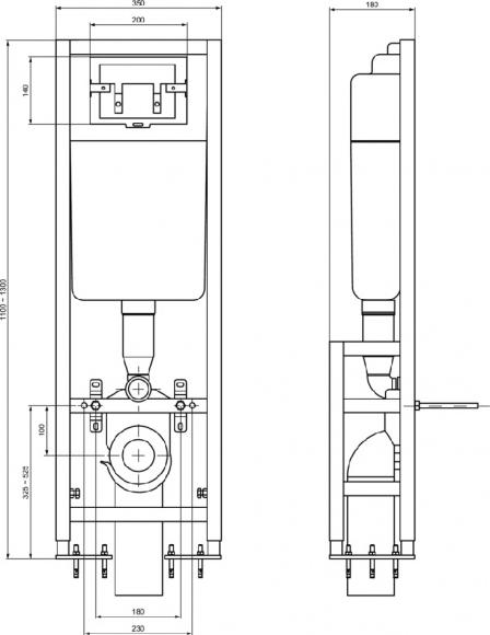 Инсталляция для унитаза Vidima W371167