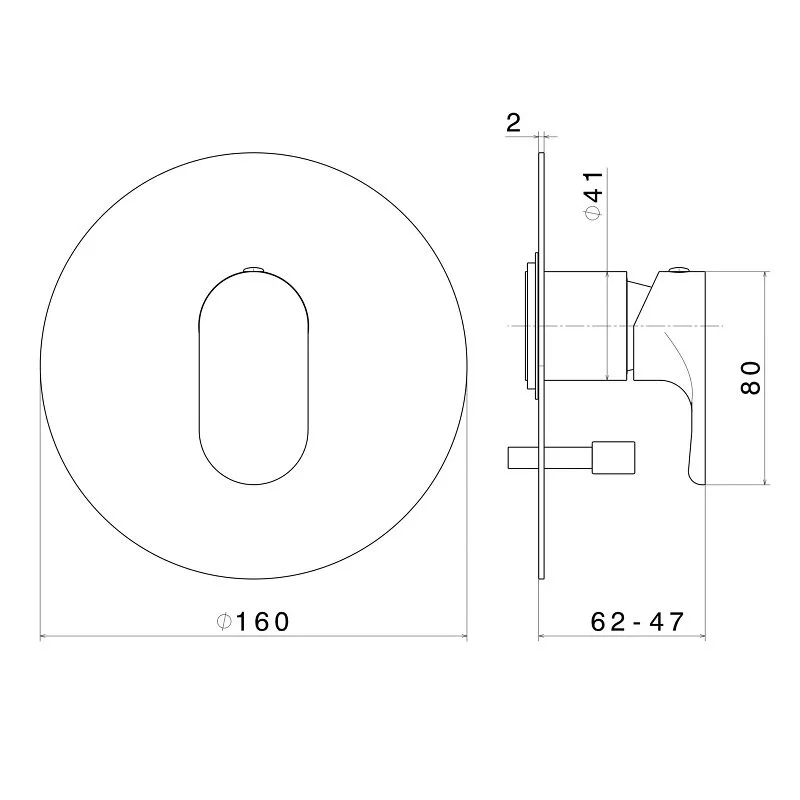 Смеситель для душа Kerama Marazzi Ole 69470EKM.21.018 хром