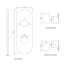 Смеситель термостатический для ванны Jaquar Opal Prime OPP-CHR-15681KPM