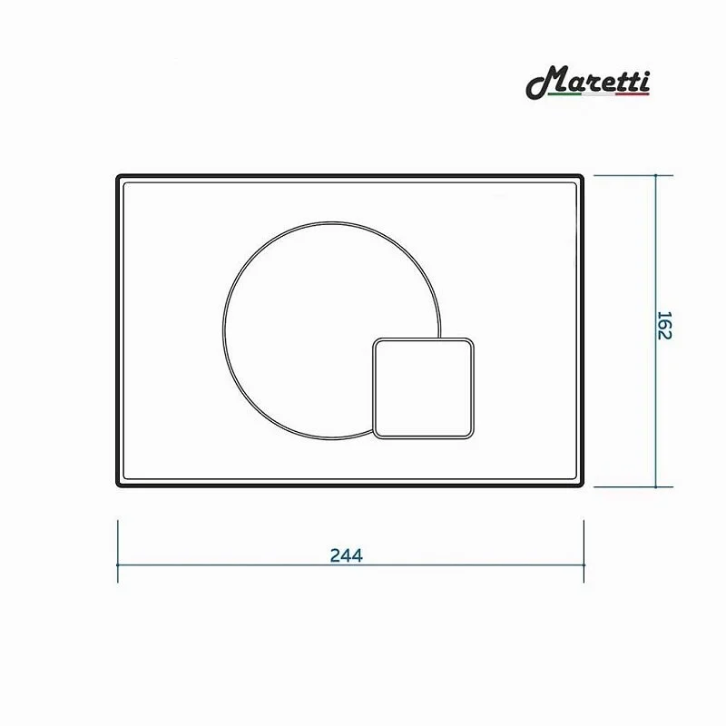 Инсталляция Maretti AC11P5211, с безободковым унитазом Umbria UM10PBM76-844, крышка-сиденье микролифт, клавиша Elio AC12EL-015, хром, комплект, UM76EL01552