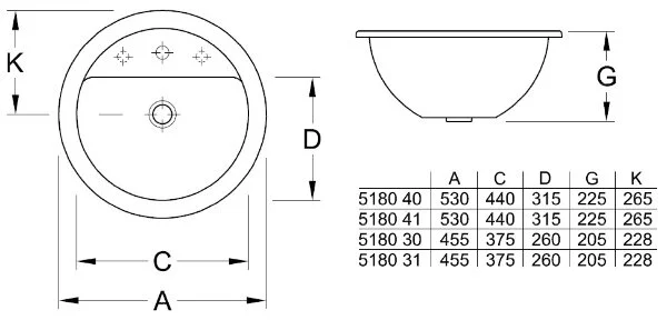 Раковина Villeroy&Boch Loop&Friends 51804001 белый