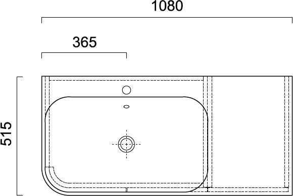 Мебель для ванной Berloni Bagno Joy JY BS06TM SX 100