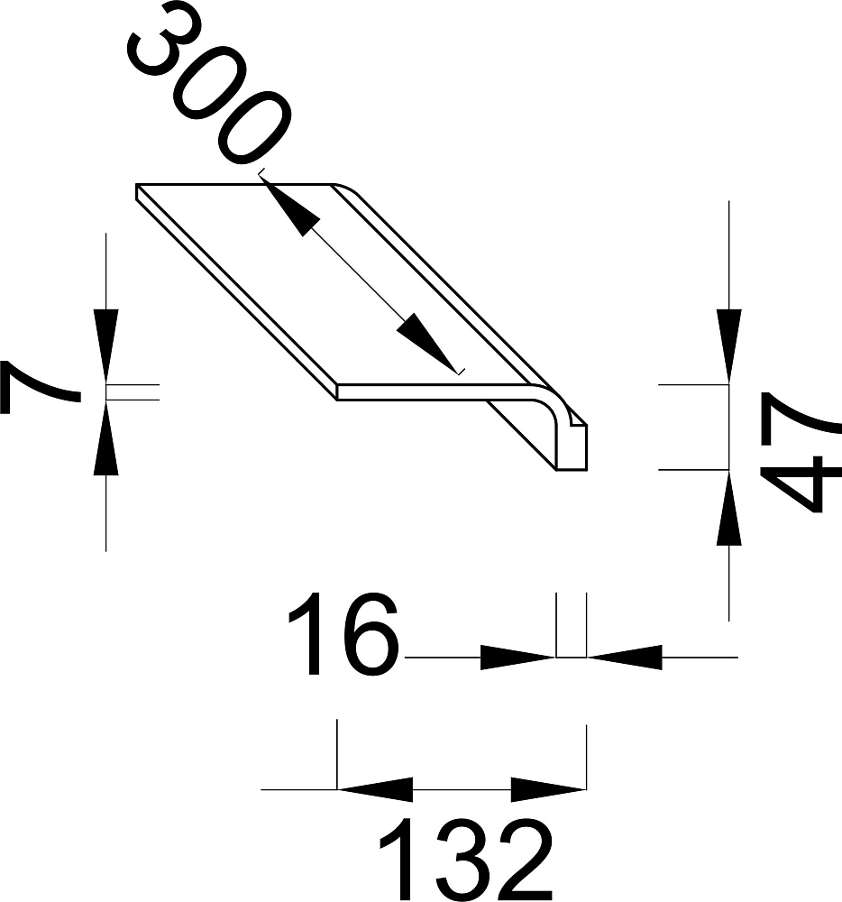 Светильник светодиодный Jacob Delafon EB1497-NF, без отделки