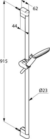 Душевой гарнитур Kludi Freshline 6784091-00, белый